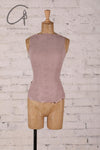 Marc le bihan silk elastic stretch vest 26954 series French handmade MLB-26954 E23-GKMG ROSE ANCIEN dried rose 26954 E23